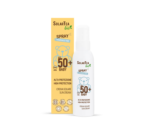 Spray Solaire bébé haute protection SPF 50 + BEMA certifié Bio